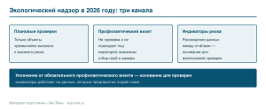 Экологический надзор в 2026 году: три канала